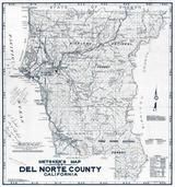 Del Norte County 1949 Wall Map, Del Norte County 1949 Wall Map